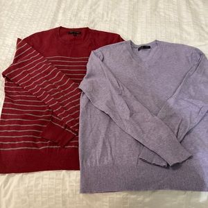 Two Banana Republic Men’s Sweaters Size Small